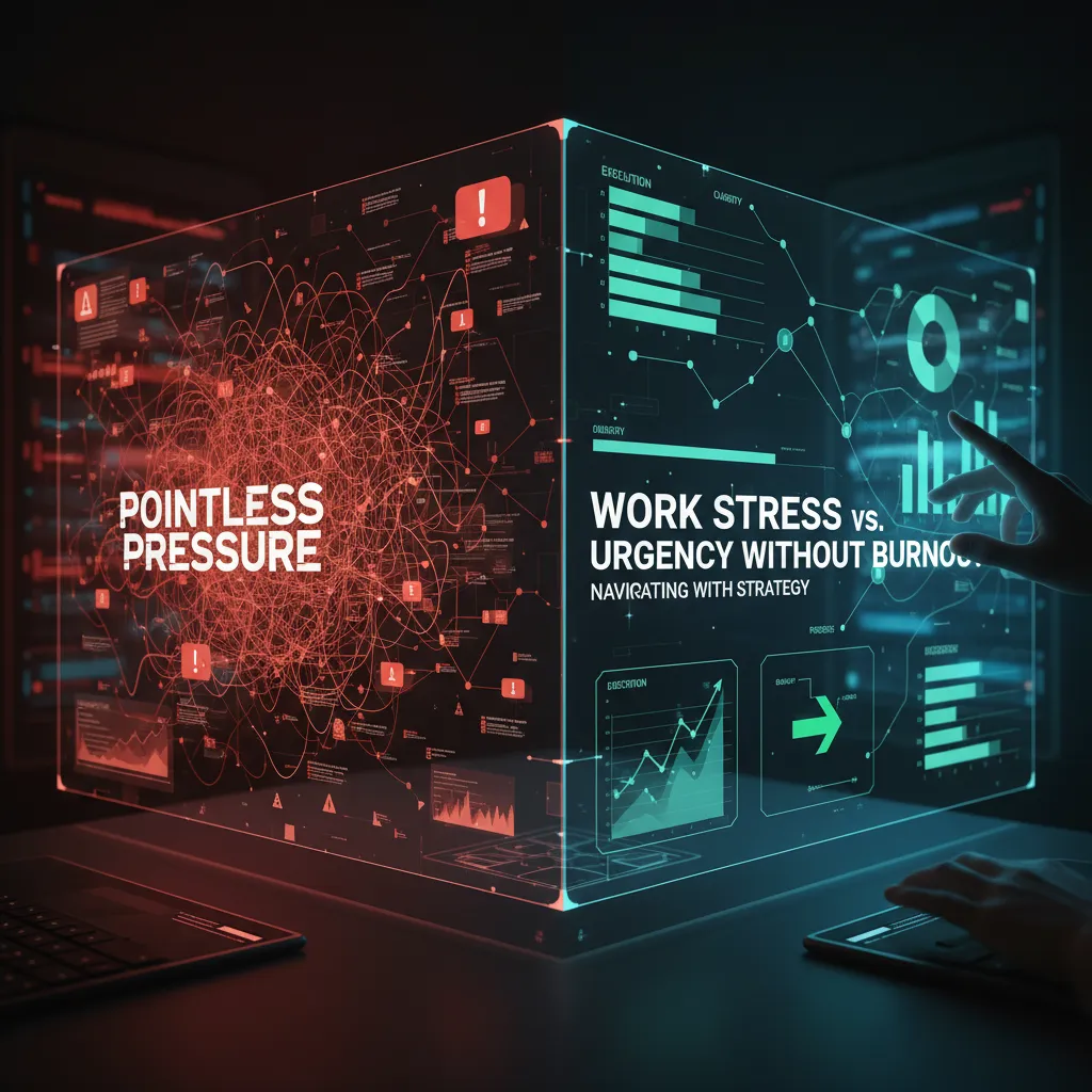 Work Stress vs Pointless Pressure: Why “Urgency” Often Isn’t Urgent